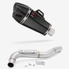 Lextek Carbon Fibre XP13C 210mm Exhaust with Link Pipe for Triumph Tiger 1050 (07-12)