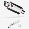 Lextek Stainless Steel YP4 Stubby Exhaust 200mm with Link Pipe for Yamaha FZ1 (06-15)