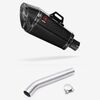 Lextek Carbon Fibre XP8C Exhaust 210mm with Link Pipe for Yamaha YZF600R Thunder Cat (95-07)