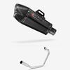 Lextek XP13C Carbon Fibre Exhaust System 210mm for Lexmoto Venom / Viper 125