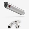 Lextek Brushed Stainless Steel RP1 400mm Exhaust with Link Pipe