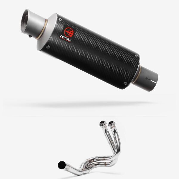 Lextek Carbon Fibre GP8C GP Stubby Exhaust System 240mm