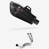 Lextek Carbon Fibre XP8C Exhaust System 210mm for Kawasaki ER6, Ninja 650, Z650, Versys 650