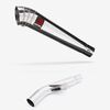 Lextek Stainless Steel MP4 Megaphone Exhaust 300mm with Link Pipe for Kawasaki Versys 1000 (15-18)