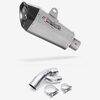 Lextek Stainless Steel XP10 Matt Exhaust 210mm with Link Pipe for BMW S1000 XR (15-19)