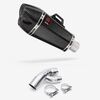 Lextek Carbon Fibre XP13C 210mm Exhaust with Link Pipe for BMW S1000 XR (15-19)