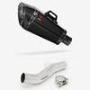 Lextek Carbon Fibre XP8C 210mm Exhaust with Link Pipe for Honda CB500 F/X (13-20)