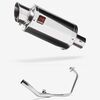 Lextek Stainless Steel YP4 Stubby Exhaust System 200mm for Lexmoto XTR S 125