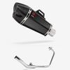Lextek Carbon Fibre XP13C 210mm Exhaust System for Lexmoto XTR S 125