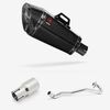 Lextek Carbon Fibre XP8C Exhaust System 210mm for Lexmoto Adrenaline (EFI) 125