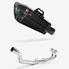 Lextek Carbon Fibre XP8C Exhaust System 210mm for Yamaha T-Max 500 (02-13)