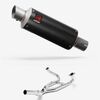 Lextek Carbon Fibre GP8C GP Stubby Exhaust System 240mm