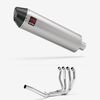 Lextek Brushed Stainless Steel RP1 400mm Exhaust System for Suzuki GSX 1300 R Hayabusa (99-07)