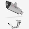 Lextek Stainless Steel XP10 Matt Exhaust System 210mm for Yamaha YZF R6 (06-16)
