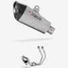 Lextek Stainless Steel XP10 Matt Exhaust System 210mm Low Level for Yamaha MT-07/XSR 700 (14-24)