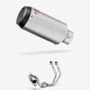 Lextek Stainless Steel CP1 Matt Carbon Tip Exhaust System 150mm Low Level