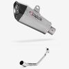 Lextek Stainless Steel XP10 Matt Exhaust System 210mm for Peugeot Speedfight 3 125 (09-16)