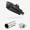 Lextek Carbon Fibre XP13C Exhaust 210mm with Link Pipe for Suzuki GSXR 1000 (12-22)