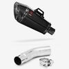 Lextek Carbon Fibre XP8C Exhaust 210mm with Link Pipe for Suzuki GSX-S750 (17-21)