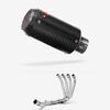 Lextek Carbon Fibre CP8C Exhaust System 150mm for Honda CBR650F/CB650F (14-19)