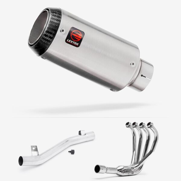 Lextek Matt Stainless Steel CP1 150mm Exhaust System for Suzuki GSF 600/650/1200 Bandit (95-06)