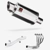 Lextek Stainless Steel YP4 Stubby Exhaust System 200mm for Suzuki GSF 600/650/1200 Bandit (95-06)