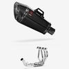 Lextek Carbon Fibre XP8C 210mm Exhaust System for Kawasaki Z800 (13-16)