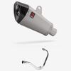 Lextek Matt Stainless Steel XP10 210mm Exhaust System for Lexmoto Michigan 125
