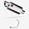 Lextek Stainless Steel YP4 Stubby Exhaust System 200mm for Lexmoto ZSB 125