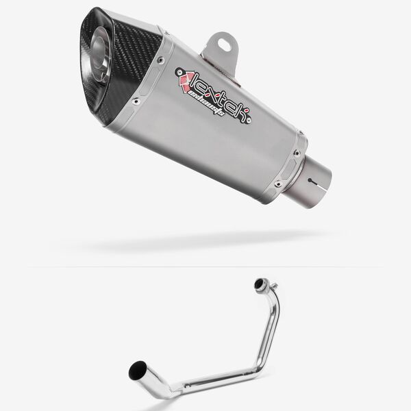 Lextek Stainless Steel XP10 Matt Exhaust System 210mm