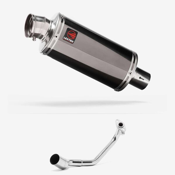 Lextek Dark Tint Stainless Steel OP16 Full Exhaust System 250mm