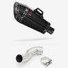 Lextek Carbon Fibre XP8C 210mm Exhaust with Link Pipe for Kawasaki Z900 (17-19)
