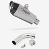 Lextek Stainless Steel XP10 Matt Exhaust 210mm with Link Pipe for Honda CB1000R (08-17)