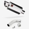 Lextek Stainless Steel YP4 Stubby Exhaust 200mm with Link Pipe for Honda CB1000R (08-17)