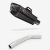 Lextek Carbon Fibre XP13C Exhaust 210mm with Link Pipe for Triumph Tiger 800 (10-19)