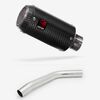 Lextek Carbon Fibre CP8C 150mm Exhaust with Link Pipe for Triumph Tiger 800 (10-19)