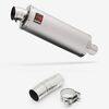 Lextek Stainless Steel OP1 Matt Exhaust 350mm with Link Pipe for Honda CRF1000 Africa Twin (16-19)