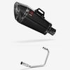 Lextek XP8C Carbon Fibre Exhaust System 210mm for Kiden Aries, Pisces, Aquarius andLexmoto Oregon,