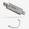 Lextek Stainless Steel GP1 Matt GP Stubby Exhaust System 240mm