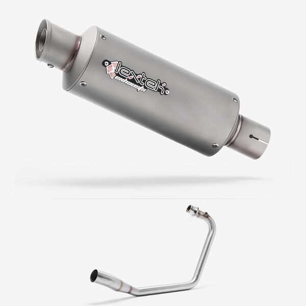 Lextek Stainless Steel GP1 Matt GP Stubby Exhaust System 240mm