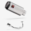 Lextek Matt Stainless Steel CP1 150mm Exhaust System for Lexmoto Diablo 125 / SRT125