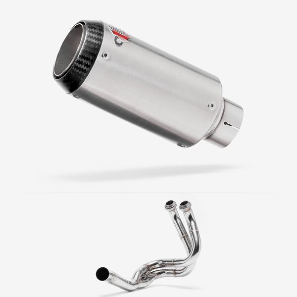 Lextek CP1 Matt S/Steel Carbon Tip Exhaust System 150mm