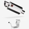 Lextek Stainless Steel YP4 Stubby Exhaust System 200mm Single Sided Exhaust System