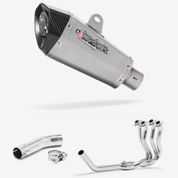 Lextek Stainless Steel XP10 Matt Exhaust System 210mm for Suzuki GSXR 600/750 (11>)