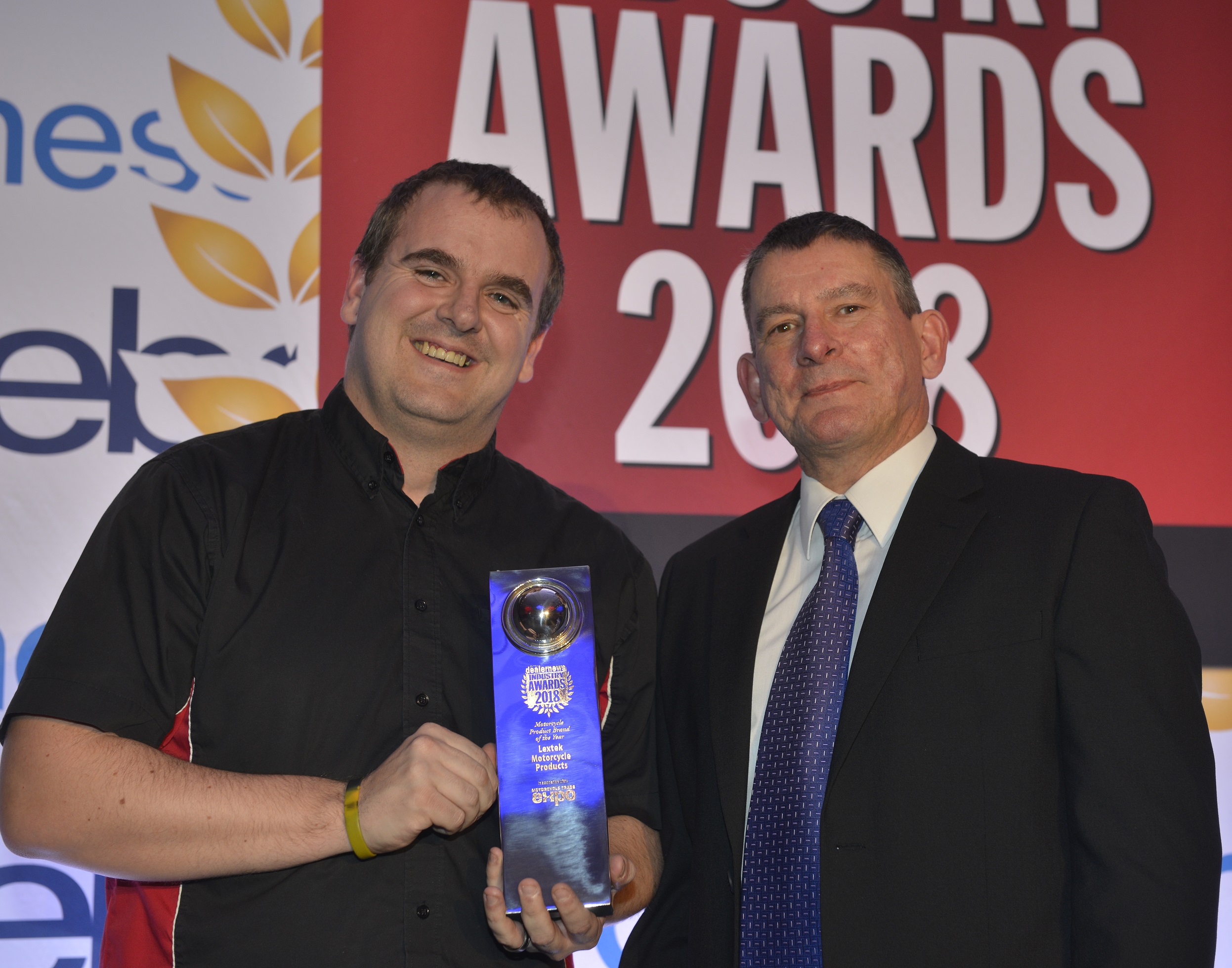 Paul recieving the award